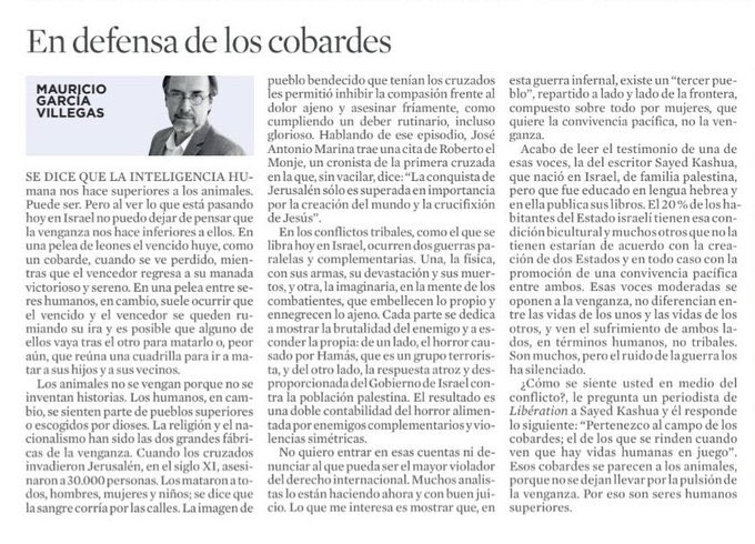 mgarciavillegas's tweet photo. Mi columna del pasado fin de semana en papel. https://t.co/Zfco1MsEmZ
