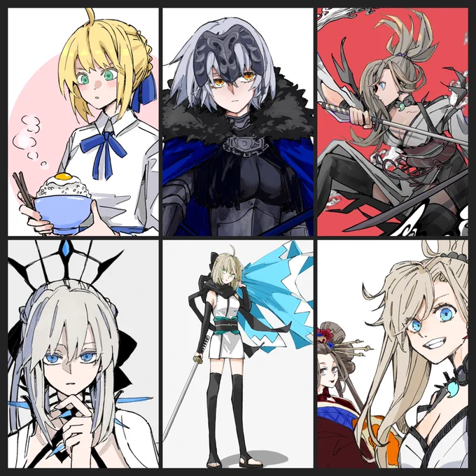 #今月描いた絵を晒そう
サムレムやりつつ色々描きました 