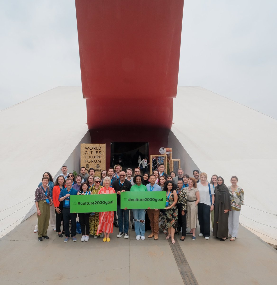 wccforum's tweet photo. 💫Highlights from day 3 #WCCF_Summit. It’s a wrap!

🔮Leaders discussed future challenges and trends in cities from night-time economies to sustainable tourism.

📜We closed with a celebration of the São Paulo Manifesto with 19 city signatories.

Thanks @prefeiturasp for hosting! https://t.co/lZjLkoq1Rg