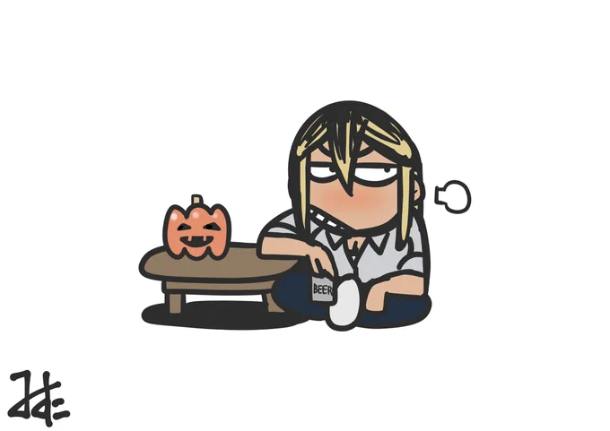 ハロウィンだって!ヤンレチちゃん!