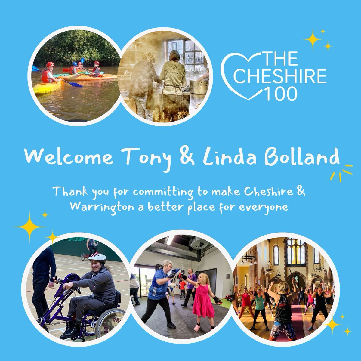 Welcome to the Cheshire 100 Supporters Club Tony & Linda Bolland ⭐ Our individual donors allow CCF to build a happier, fairer and stronger county for all. Thank you so much for your support! #CCf #Cheshire #Cheshire100 buff.ly/3CREKEq