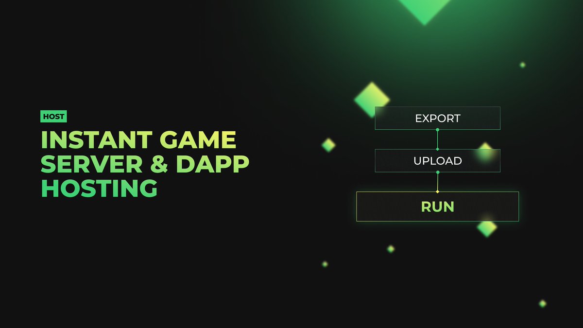 🚀 Supercharge your gaming journey!

Host your games as easy as export > upload > run.

Enjoy seamless multiplayer gaming, powered by high-performance and low latency servers, and scale as your player base grows. 🎮

#GameHosting #MultiplayerGaming