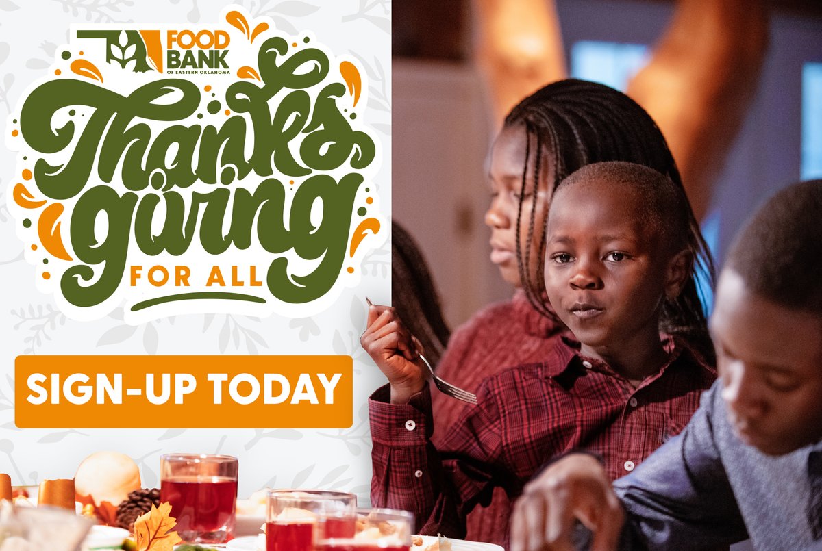 okfoodbank's tweet photo. Registration is now OPEN for our Thanksgiving Meal Distributions! 🚘 Each car that registers will be provided a meal box with all the ingredients to prepare a Thanksgiving meal!  🦃🥐🌽📦

🔗 Link to register: https://t.co/TR82FqcM7X
☎️ Or call: 1-844-366-3265 https://t.co/vdkD4o7JKV