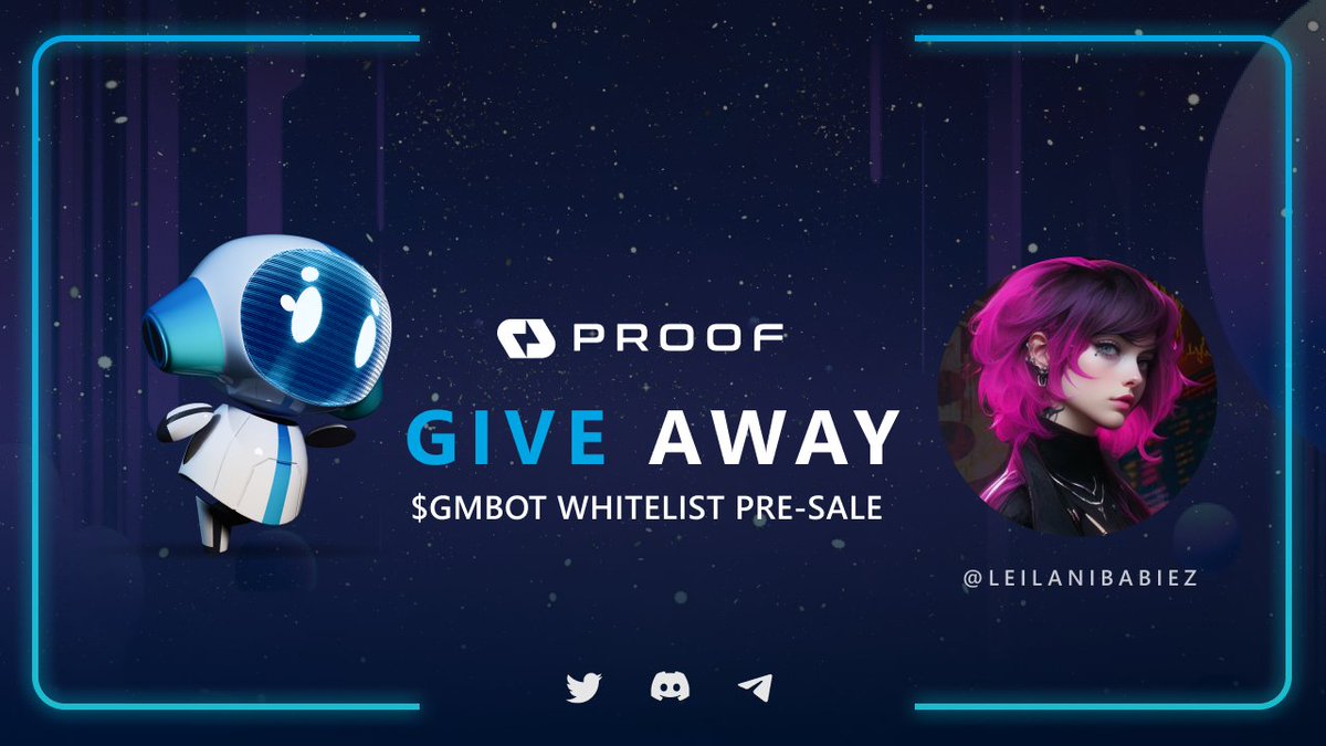 leilanibabiez's tweet photo. 🔥 GMBOT x Leilani WL Giveaway!

Google is investing $2 billion in the AI startup Anthropic, following Amazon's $4 billion investment in the same company. This has reignited the interest in AI, coinciding with the recent surge in $BTC.

@PROOFplatform launchpad, which made waves with the x200 rise of $GUESS @GuessOnChain, they're gearing up for the launch of @GMBotApp, a promising #AI Bot project.

To participate, you typically need to mint a #ProofPass worth 1 ETH. However, #GMBot is generously offering my users 2WL for FREE! 

1️⃣ Follow @leilanibabiez and @GMBotApp

2️⃣ RT, tag 2 friends & comment your wallet addie below

3️⃣ Join TG: https://t.co/mfCIhGoK8q

⏰ 24hrs

Wishing everyone the best of luck!