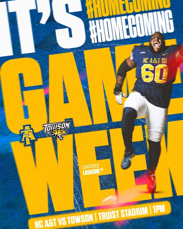 It’s Game Week/Homecoming! #AggiePride | #Elite | #CAAFB