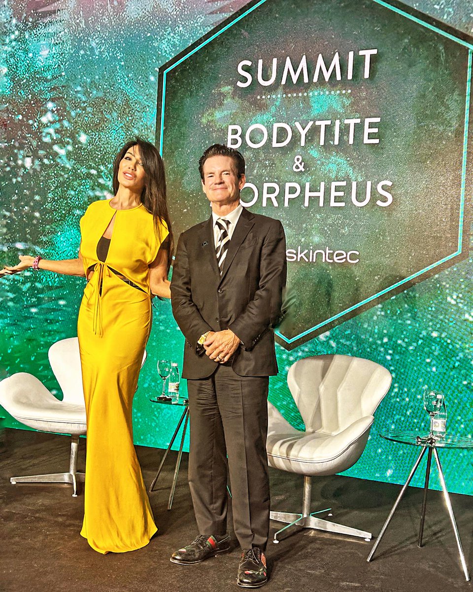 My husband keeps me young (with #Morpheus8). Traveling the world of aesthetic, non-invasive technology. At the Inmode conference presented by #SkintecBrasil in #SaoPaulo. #medicalconference