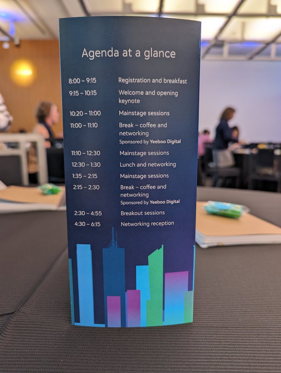 Preparing for a day of learning with <a href="/blackbaud/">Blackbaud</a> in #Toronto. The agenda promises to "fuel your social good impact"