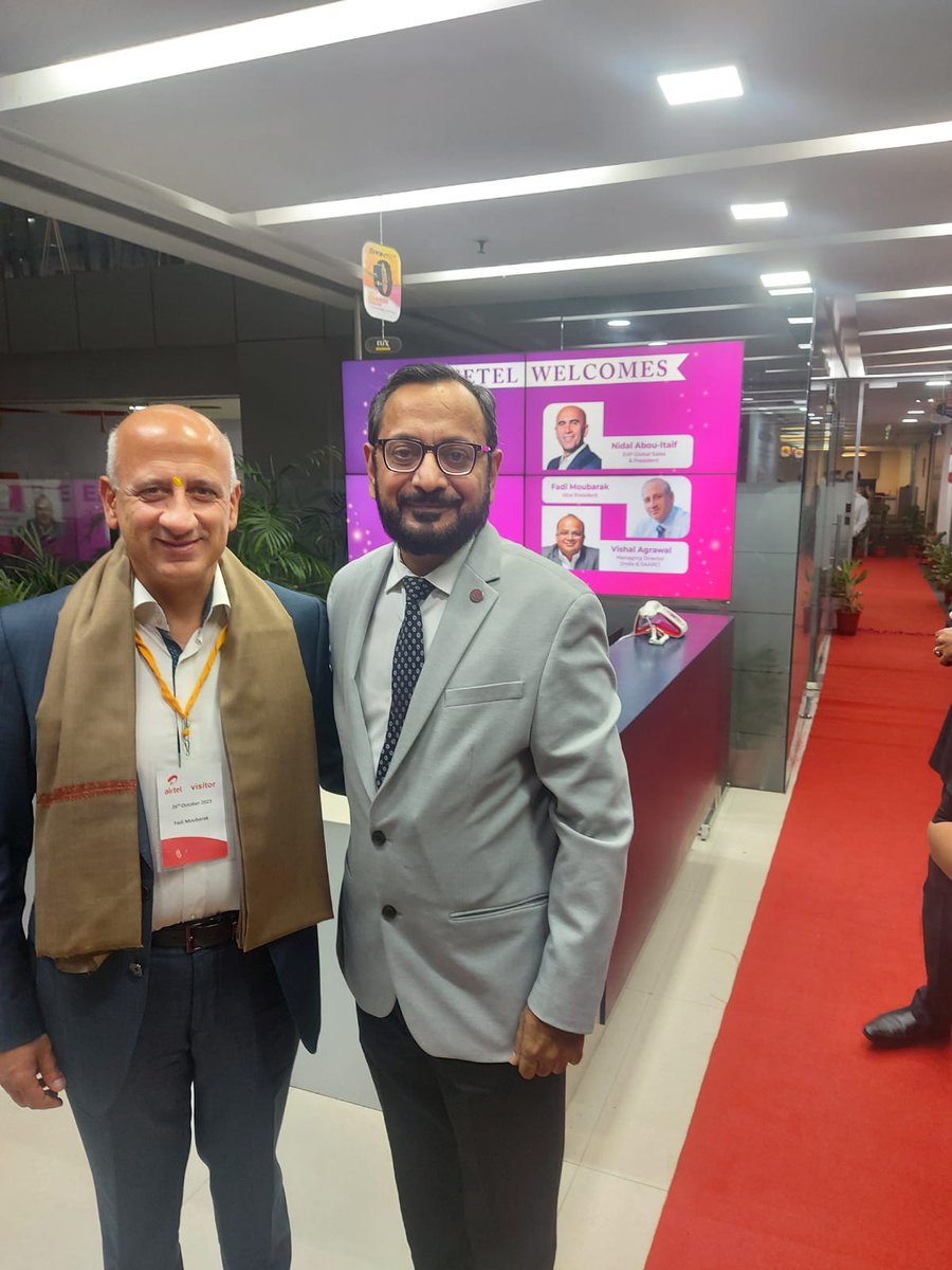 sanjeevc_1809's tweet photo. Honored to host @alanmasarek, CEO, @Avaya at #Beetel HQ. This meeting was not just another business interaction; it was a testament to the deep-rooted relationship and mutual trust that has grown between our two organizations over the last few years.
#BuildingFuture #Beetel https://t.co/qaFH8tgCUB