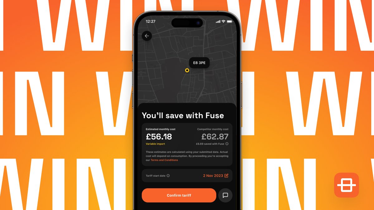 fuseenergy's tweet photo. We are giving 3 customers 1 year worth of free electricity⚡️ (£1000). What do you need to do?

1) Become a Fuse Customer. https://t.co/cWCq0b72W4
2) Tag 3 friends on this post.
3) Tell us why you love Fuse!
4) Like & Share this post.

Deadline: 5pm 31st October. T&Cs apply.
https://t.co/unwrsanzMo
