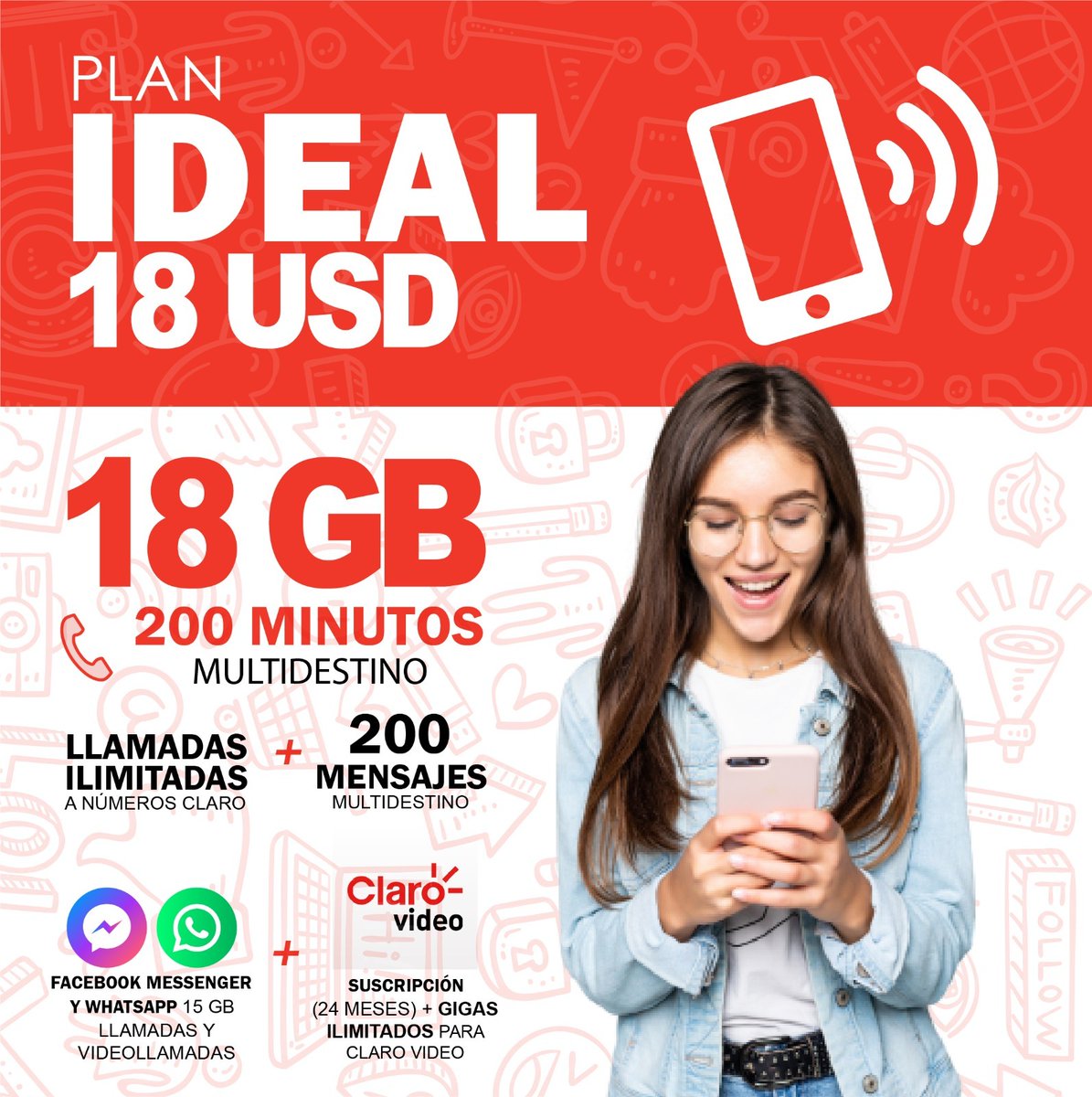 PrincipedHielo's tweet photo. SACA CONMIGO UNA LINEA NUEVA CON CLARO CON UN PLAN ECONOMICO Y MUCHOS BENEFICIOS APROVECHA #CLARO #CLAROEC #Ecuador https://t.co/HtTCjsPSaP