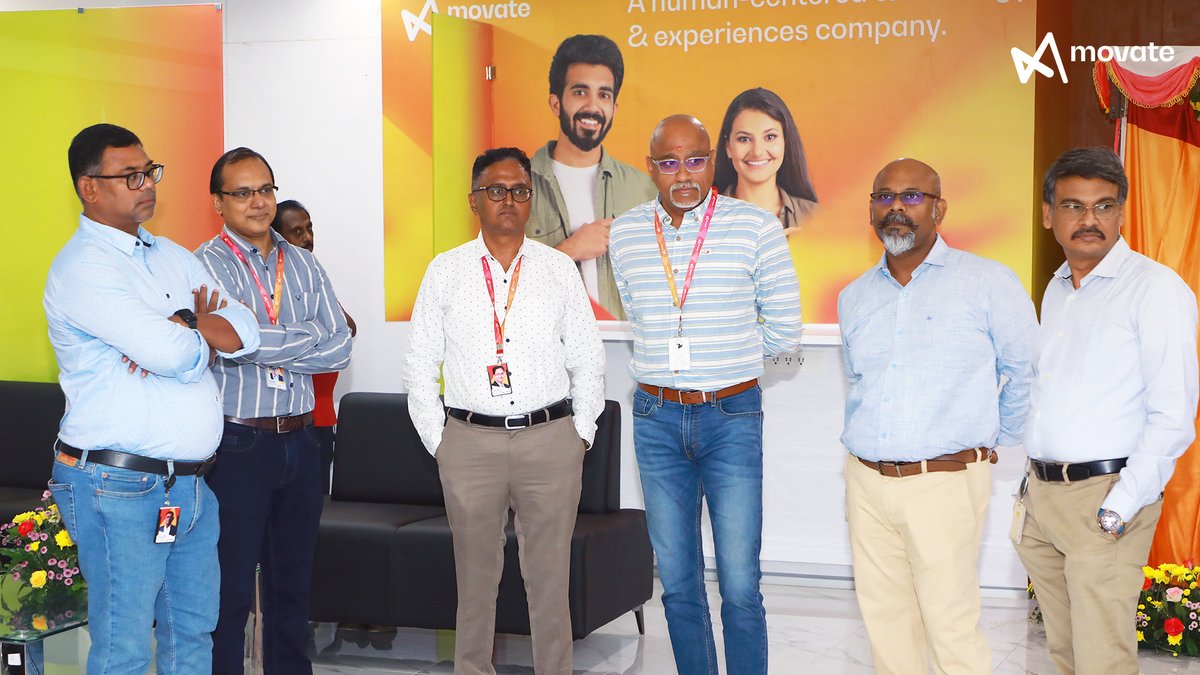 movate_inc's tweet photo. Exciting news from #Movate! Our #Chennai #deliverycenter is now bigger and better, promoting collaboration and #sustainability. Thank you to our #Movators, leaders, and everyone who played a part in making this vision a reality. https://t.co/mw2imF8g5J