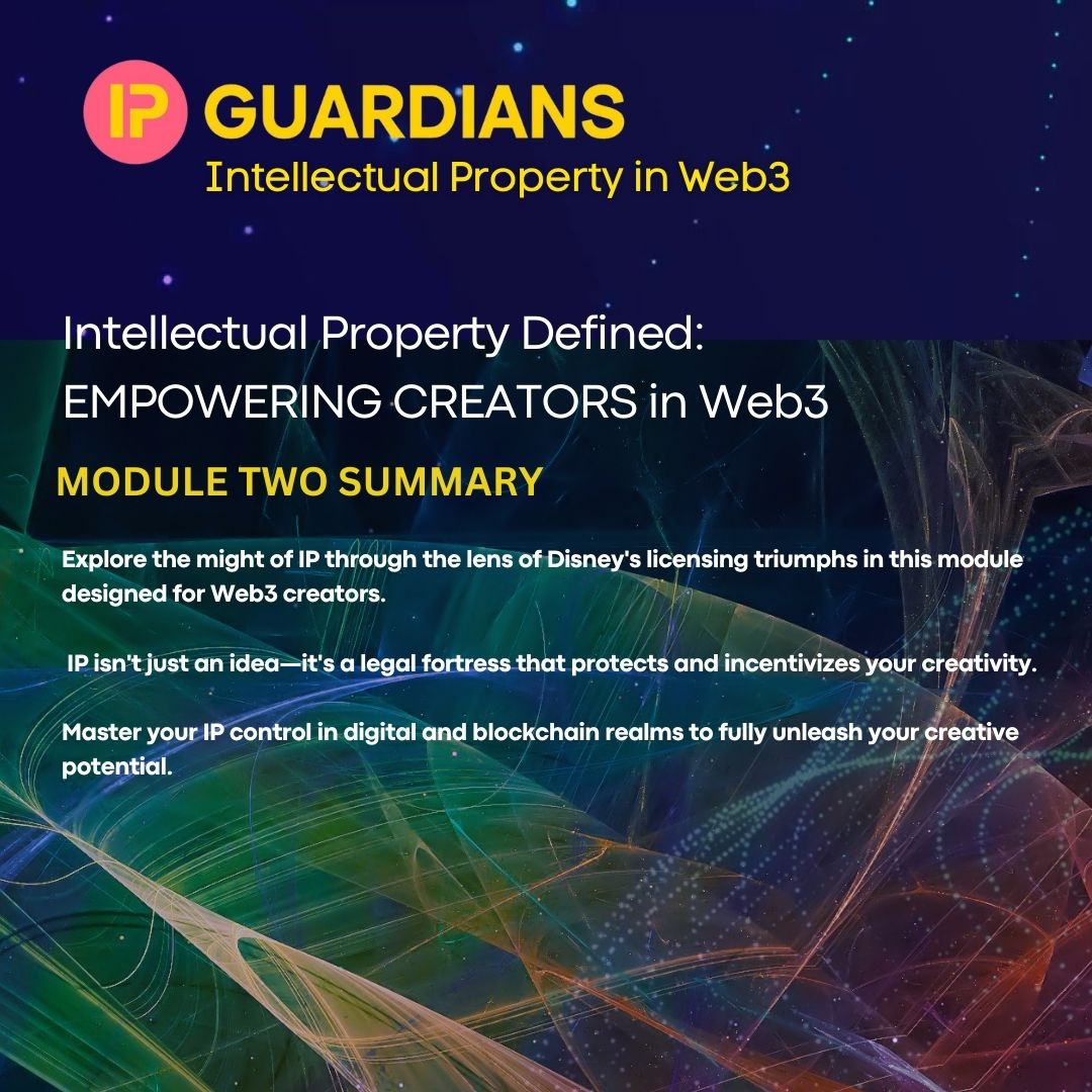 ip_guardians's tweet photo. Confused about protecting your Art in Web3? Royalties? UseRights? Worried About Mistakes? Gain Clarity-Confidence w/Our Free 3 MODULE ONLINE Course!  Sign up ➡️: https://t.co/ICqzFkvU8F     
#Web3 #nftart #web3community #web3education #creatoreconomy #royalties #NFTCommunity https://t.co/uCnlCa2SLL