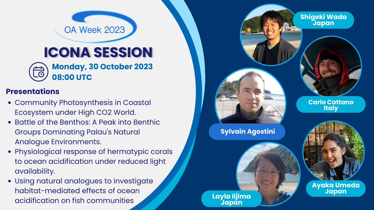 Thanks to <a href="/goa_on/">GOA-ON</a> and <a href="/OARSOceanDecade/">OARS Ocean Decade</a>, to the speakers Shigeki Wada, @cattancarlo , Ayaka Umeda and <a href="/Layla_Iijima/">Layla Iijima</a> . Thanks to the live audience for joining. Finally thanks to <a href="/icona_research/">ICONA</a>.
Just the start of the #OAWeek, still many talks on OA research to come!