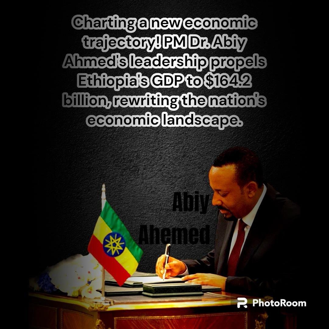 JirruKumsa's tweet photo. Ethiopia's economic growth has gone global! With double the GDP growth under PM Abiy Ahmed, the nation's influence is expanding. A game-changer in the making! #EthiopianGlobalImpact @IMFNews @USEmbassyAddis @amnesty @USAmbUN @EUinEthiopia @VOAAfrica https://t.co/WAH2TIUK1y