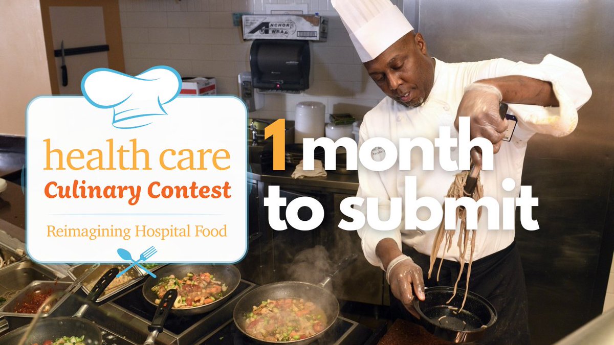 📣Calling all health care culinary professionals – there is one month left to submit your plant-forward recipes in the Health Care Culinary Contest for your chance to get recognized at #CleanMed2024 and win prizes and acclaim. Submit your recipe today ➡️ noharm-uscanada.org/culinarycontest