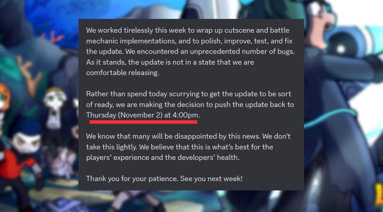 For those who were disappointed in Update 20