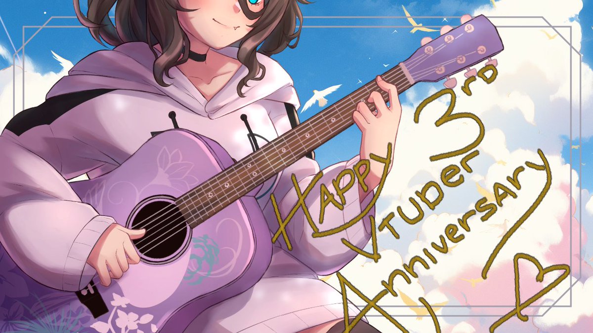 tatsuriisa's tweet photo. 🍙HAPPY 3RD VTUBER ANNIVERSARY🍙

It's been exactly 3 years since I debuted as a Vtuber, and I couldn't thank y'all, my RII Squad, enough for tagging along on this chaotic journey of mine 💕

I have a present for you, I think you'll like it a lot. 

🍙: https://t.co/lIvzW7El2u https://t.co/ItxiGoOrqf