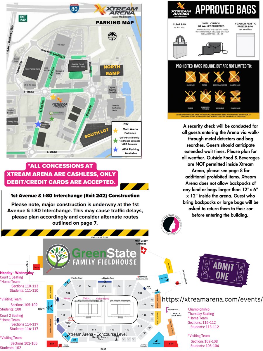 STATE QUARTERFINAL GAME DAY!
GOOD LUCK <a href="/NorwalkVB/">Norwalk Volleyball</a>!
🏐vs. Clear Creek-Amana
⏰4 PM
📍Xtream Arena | Coralville
🎟️xtreamarena.com/index.aspx
📺watchighsau.com/?B=726236