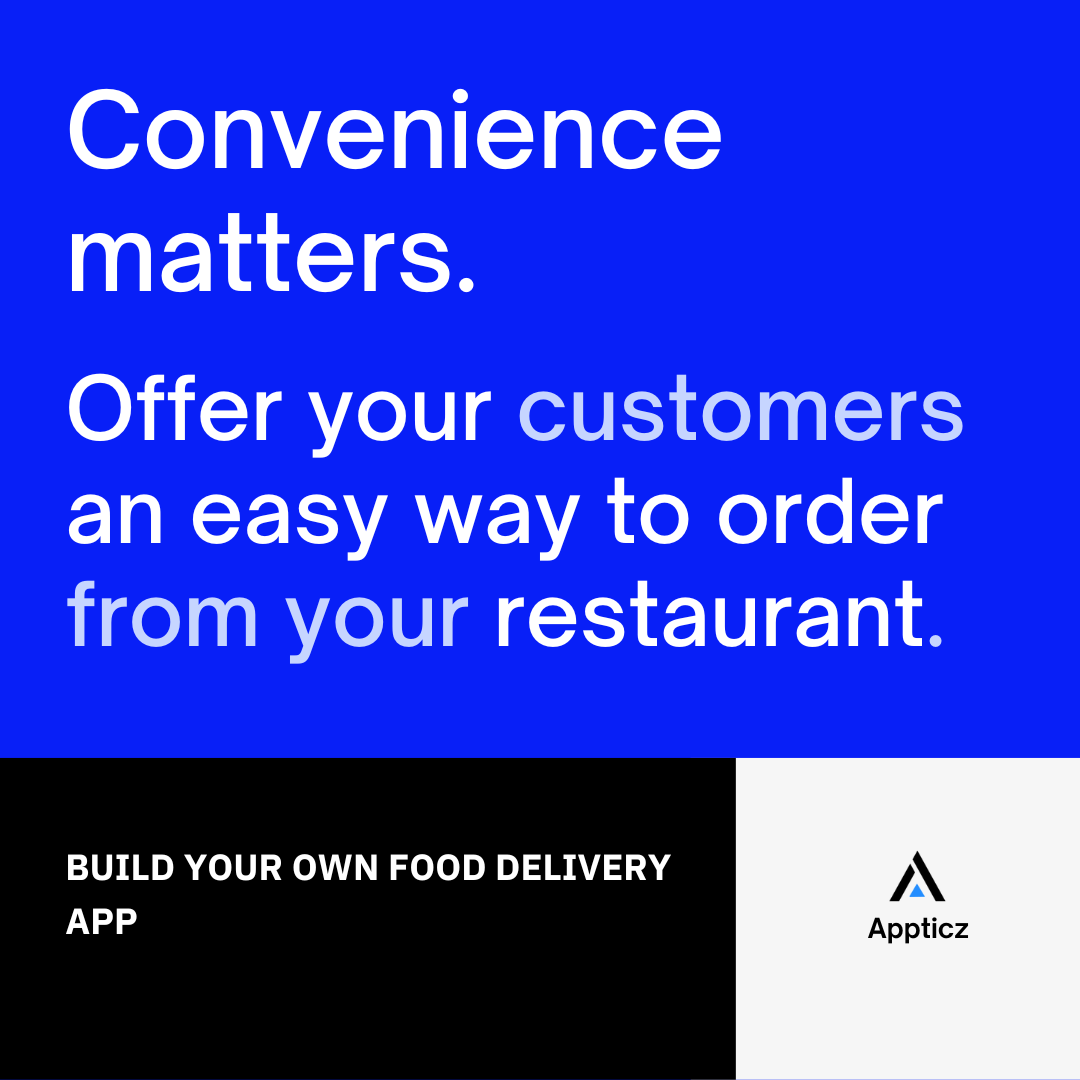 appticz's tweet photo. Streamline Your Restaurant's Success With Online Food Ordering App.
Elevate your food delivery services and stay ahead of the competition. Learn more about the Uber Eats clone app at https://t.co/QnyaQrD68M
#UberEatsClone #FoodDeliveryApp #Restaurant #FoodOrdering #Appticz https://t.co/jwAWrumskp