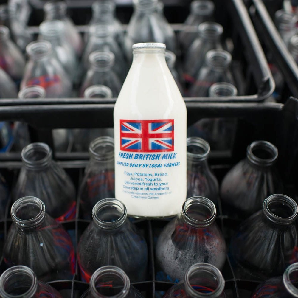 Did you know that a glass milk bottle can be washed and reused around 40 times on average before recycling?