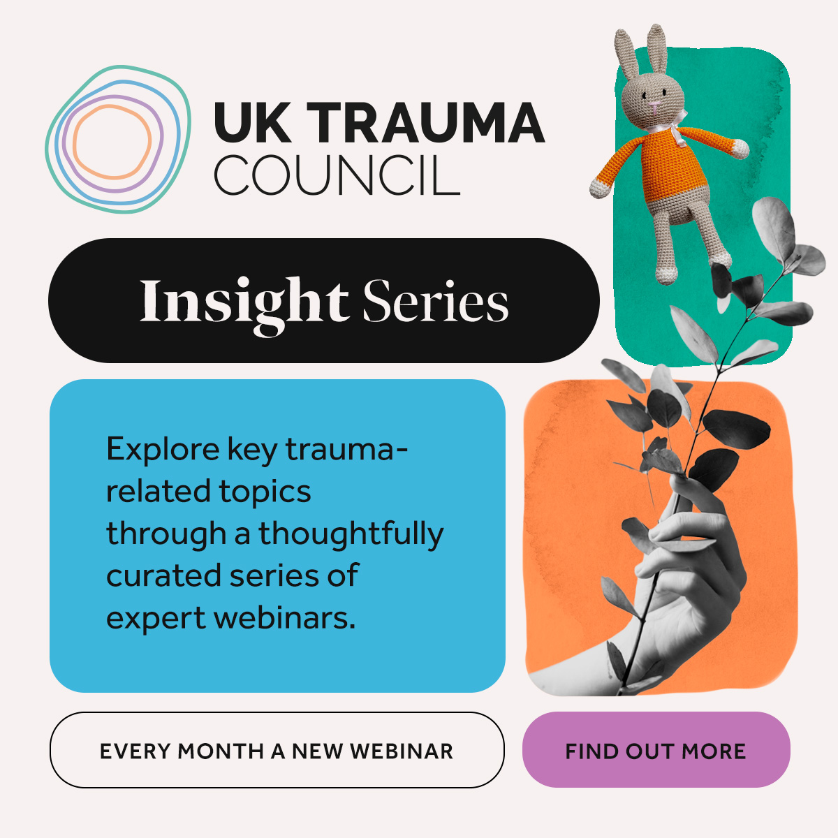 The UK Trauma Council’s new live webinar series provides expert insights into important trauma-related areas affecting children and young people. Upcoming seminars will cover traumatic bereavement, PTSD in young people and childhood trauma. Book: orlo.uk/nmR6p