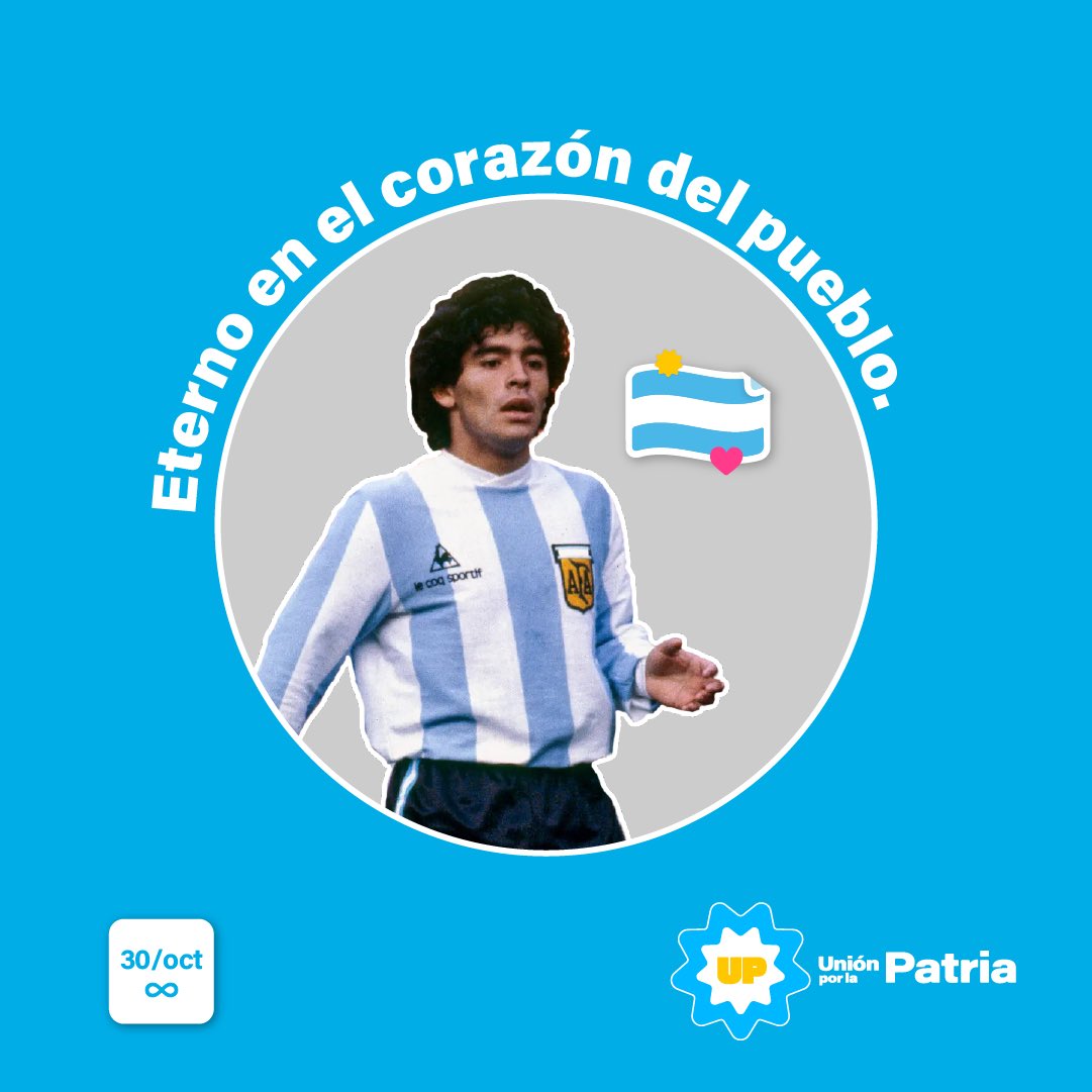 #DiegoEterno en el corazón del pueblo ❤️🇦🇷