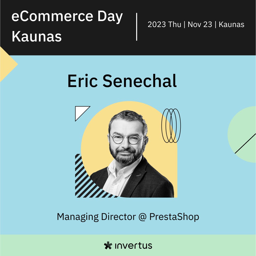 Invertus - Enabling Digital Commerce (@invertus) on Twitter photo Looking forward to hearing from Eric Senechal about <a href="/PrestaShop/">PrestaShop</a> technology and the company's vision at #eCommerceDayKaunas on #November 23rd in #Kaunas! #invertus Register here for free tickets: events.prestashop.com/ecommerce-day Looking forward to hearing from Eric Senechal about <a href="/PrestaShop/">PrestaShop</a> technology and the company's vision at #eCommerceDayKaunas on #November 23rd in #Kaunas! #invertus Register here for free tickets: events.prestashop.com/ecommerce-day