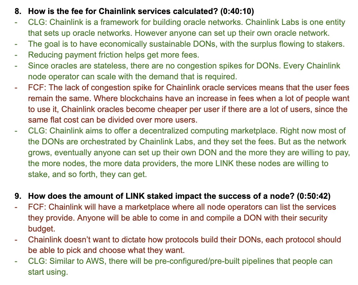 ChainlinkIntern's tweet image. .@ChainLinkGod and @CatfishFishy sat down with @TrustlessState from @banklesshq to talk about Chainlink! I highly recommend watching the full interview (youtube.com/watch?v=0i1RhJ…), but if you’re short on time you can read my notes! 📔👇