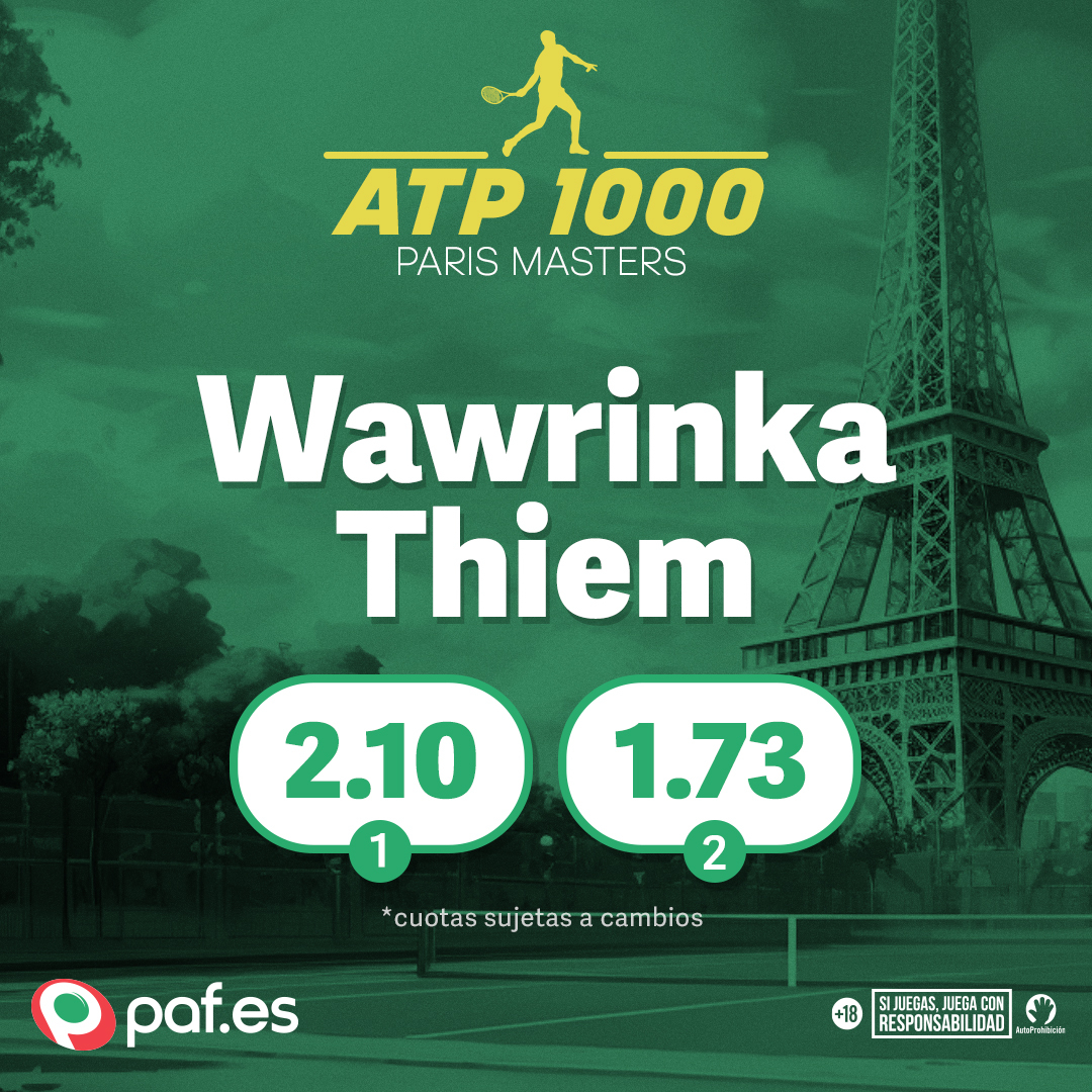 Paf_esp's tweet image. #RolexParisMasters HOY

🎾paf.es/betting#/sport…

#ATP1000 #ATPMasters