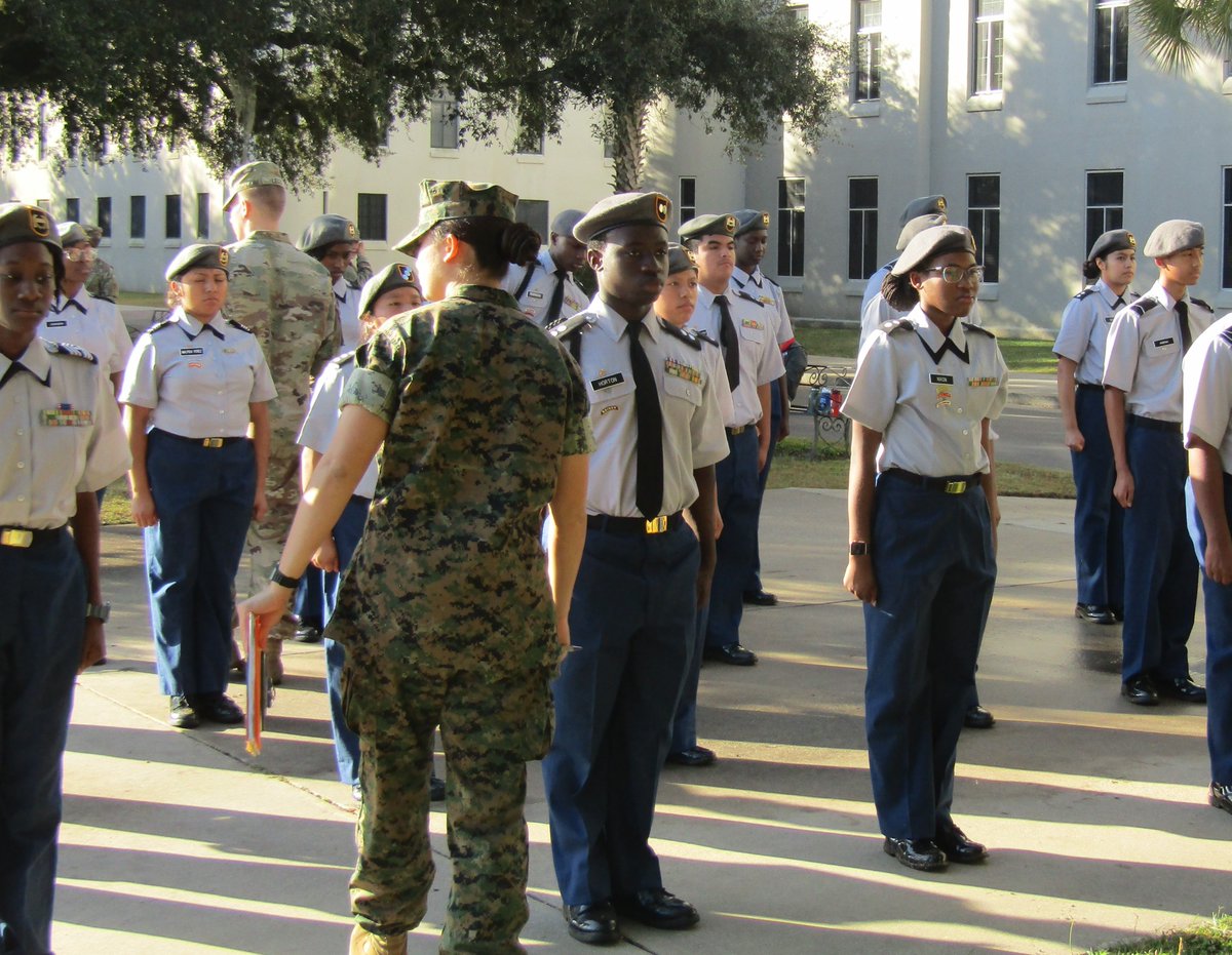 MilitaryMagnetE's tweet photo. Our MMA Drill team participated in a meet at the Citadel last weekend. Enjoy the photos below! #LeadCCSD #MMAUniverse #EaglePride #GoMMAEagles https://t.co/NFoBlpRNay