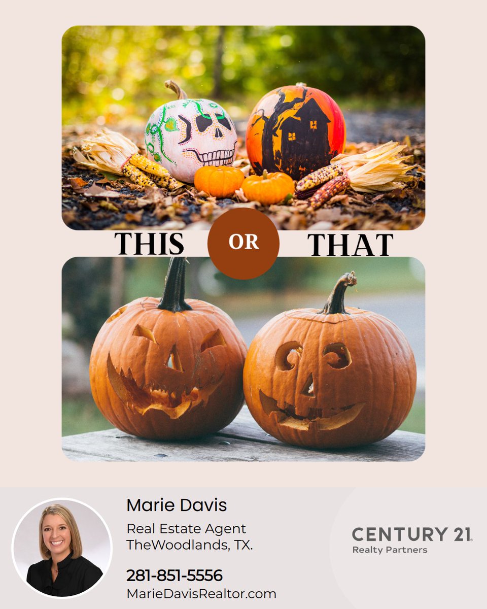 When the pumpkins are out, it can only mean one thing, Halloween is almost here! What's your preference, painted or carved pumpkins? 🎃

#pumpkins #seasonaldecor #halloween #halloweendecor