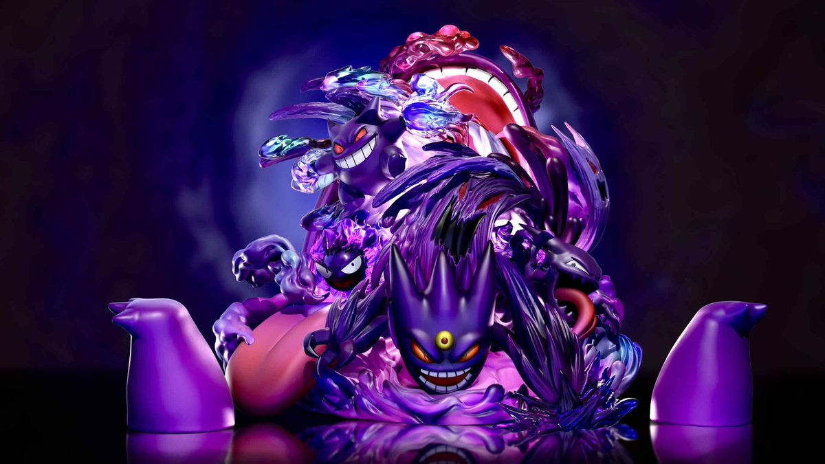 FavorGk's tweet photo. Evolution of Gengar Set with LED by Three Sheep Studio is now available for pre-order! 

#gengarset #gengarfan #gengarfigure #gengarserier #gengarpokemon #pokemon #pokemonfigure #pokemonfan #pokemonstatue https://t.co/Alkn7QXQfH