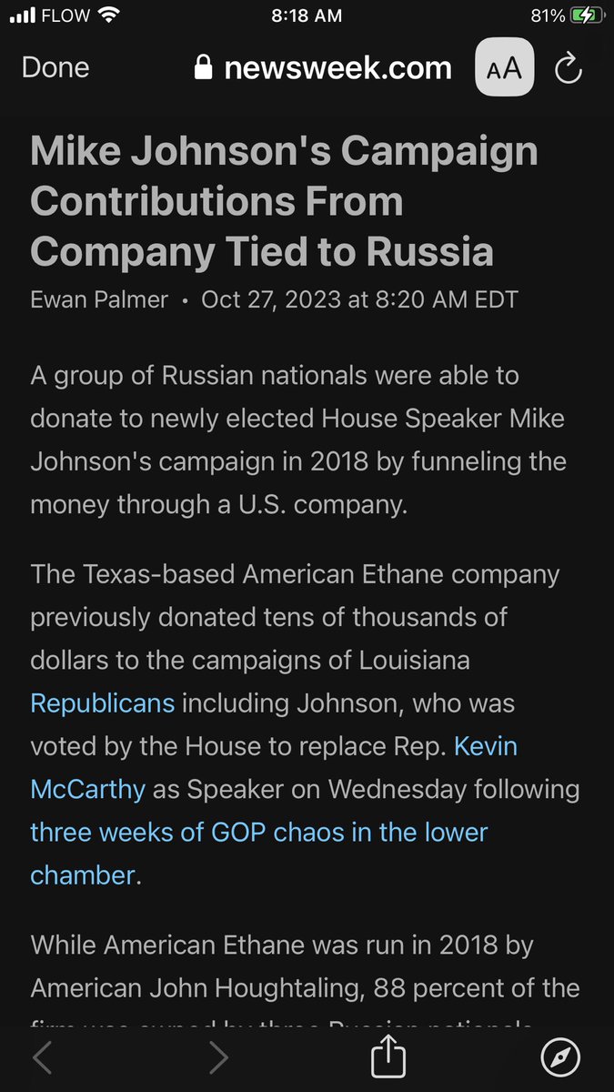 TropicalVertic1's tweet photo. @JuddLegum Fascinating how 3 Russians were able to donate money to @SpeakerJohnson who - drum roll!…wants to sever Ukraine aid from Israel aid, even though supporting both has bipartisan support 🇷🇺 color me surprised
#PutinParty https://t.co/r3cEQE9z7m