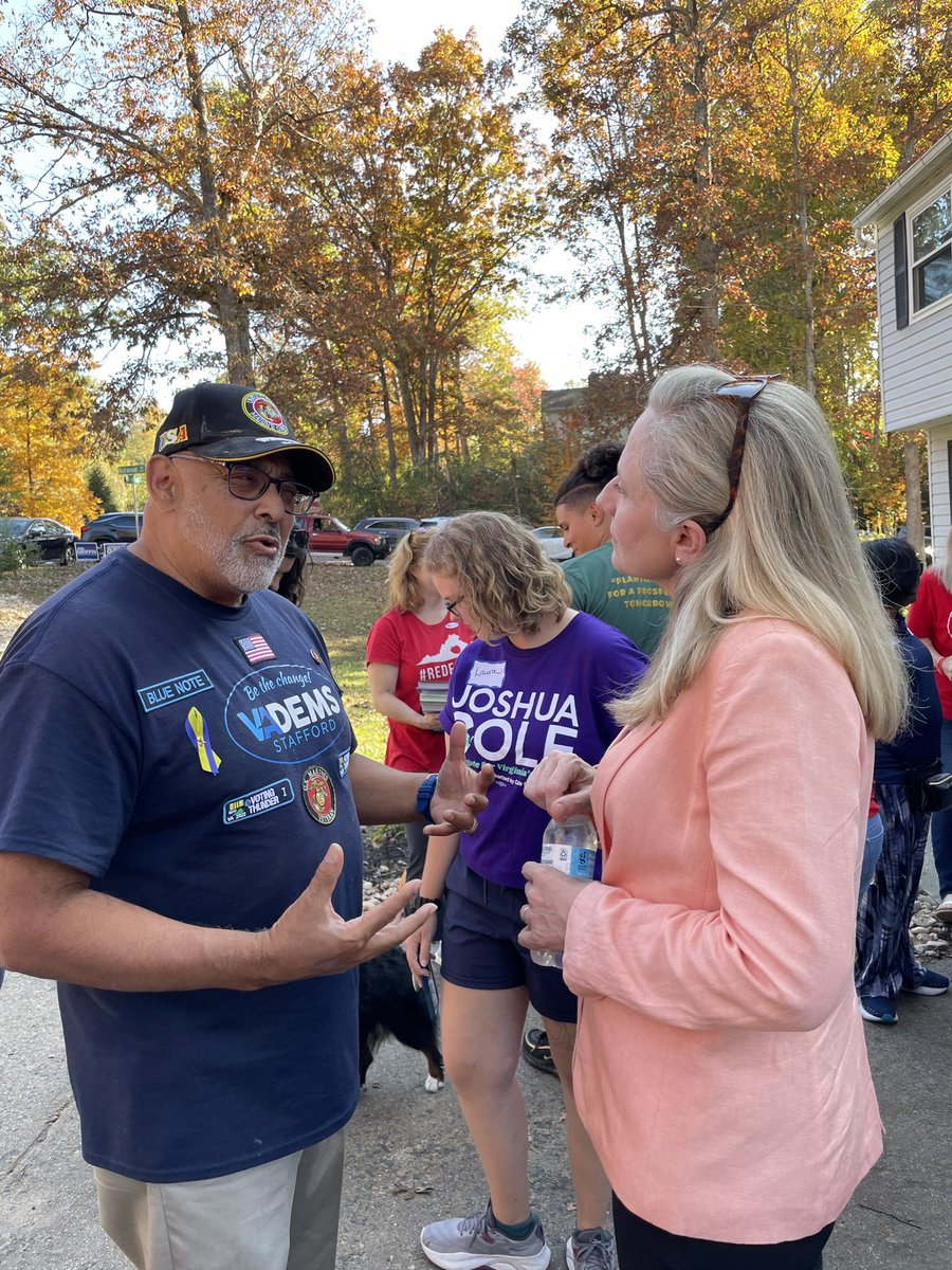 SpanbergerForVA's tweet photo. This weekend, we saw tremendous energy and enthusiasm ahead of November’s critical Virginia elections. 

Our neighbors understand what’s on the line for our Commonwealth. 

Make a plan to vote here: https://t.co/BNHzQeDaB1 https://t.co/CORDv9i9Jb