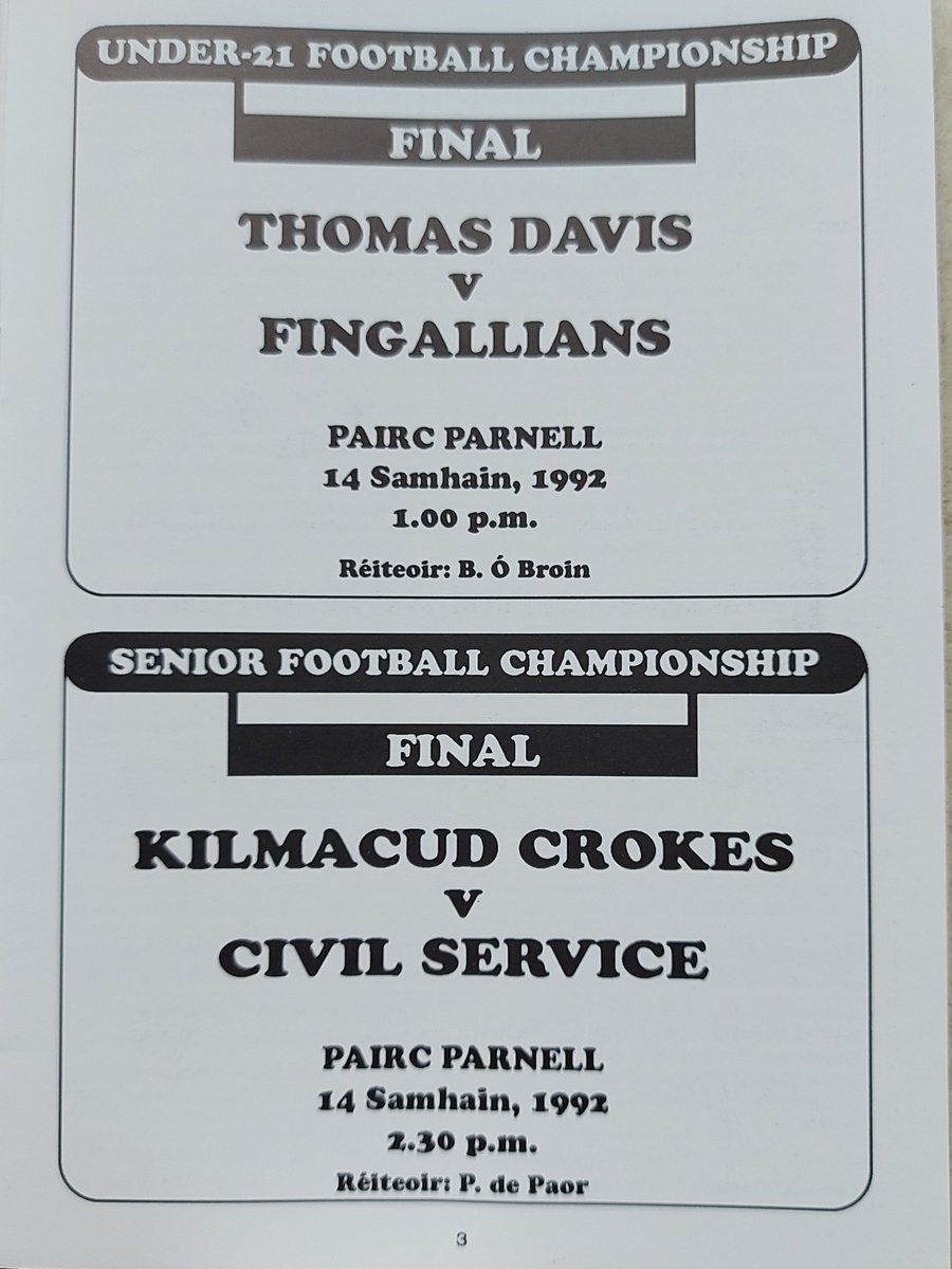 Dublin GAA Programme Collector tweet media