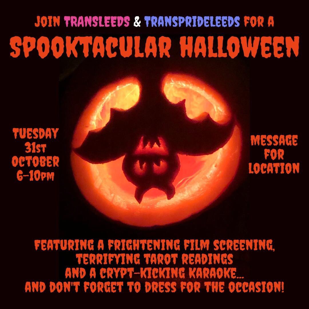 Reminder for the halloween event tomorrow! 🦇 Film to start at 6pm. 💀 There will also be a ghost hunt, tarot readings and then karaoke! 🎃 Message for location. 👻