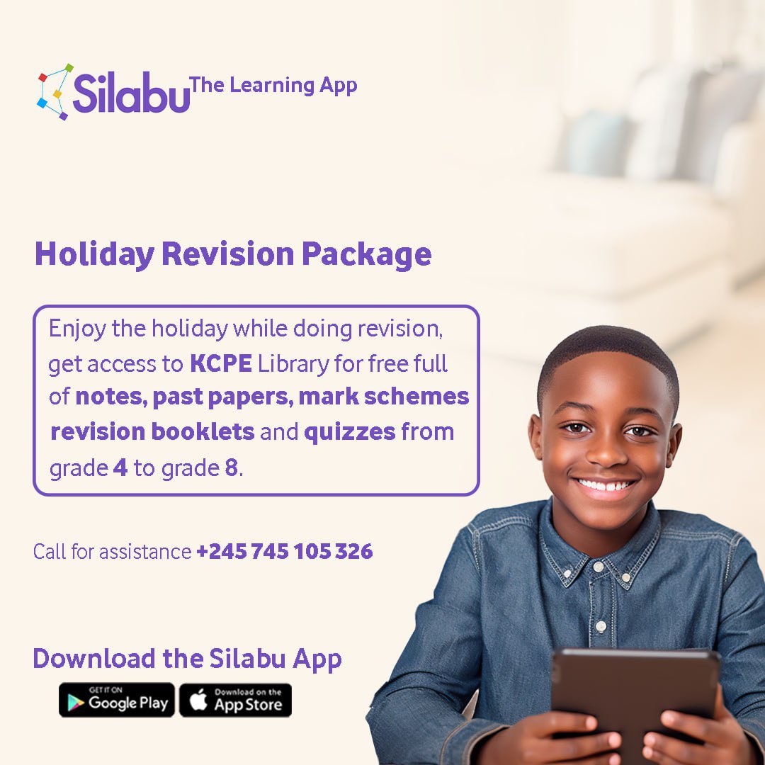 silabuapp's tweet photo. 📚 Elevate Your Child's Academic Journey with KCPE LIBRARY! 🇰🇪🚀

This holiday season, give your child the gift of knowledge and success while they enjoy their well-deserved break. 🌟

Introducing the KCPE LIBRARY (Grade 4 to Grade 8) by the exceptional Tutor Mr. Bahati Akello! 🎓

📌 What's Included:

-Comprehensive Notes 📝
-Past Papers & Mark Schemes 📊
-Engaging Revision Booklets 📖
-Fun and Educational Quizzes 🧩
-FREE Online Tutoring Sessions with Mr. Bahati Akello himself! 🤝

📕 From Grade 4 to Grade 8, we've got your child covered, ensuring they're fully prepared for their KCPE exams. 🎯

Don't miss out on this incredible opportunity to access these valuable resources for FREE! 🆓 Silabu - The social learning app 

👉 Click the link below to join Mr. Bahati Akello's class and empower your child's academic journey today! 📌👇

🔗 https://t.co/9jdARfa92s

Give your child the competitive edge they deserve this holiday season. Let's make learning fun and effective! #KCPELibrary #AcademicSuccess #educationmatters 
#edtech #KCPE🇰🇪 #tutoring #parents