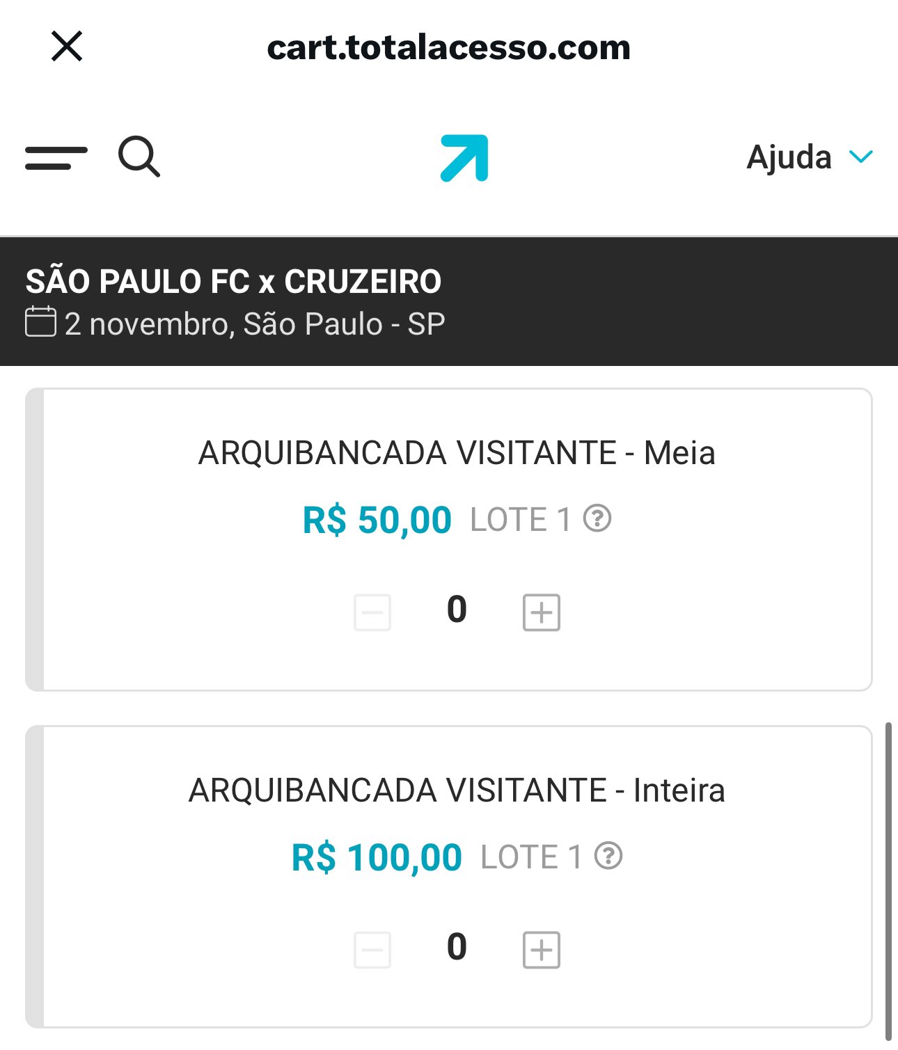 SÃO PAULO FC x CRUZEIRO é na Total Acesso.