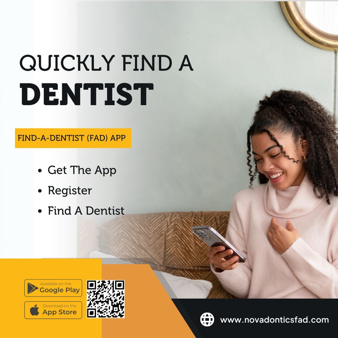 Not sure where to go to get the dental care you need? Novadontics Find-A-Dentist (FAD) takes out all the guesswork by providing a list of qualified dental professionals near you, complete with amenities, services, and patient reviews.

Learn more: buff.ly/3BWexVQ