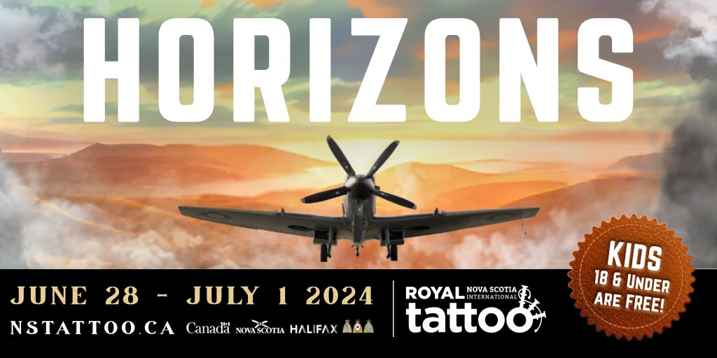 Tickets are now on sale for the 2024 Royal Nova Scotia International Tattoo! Bring family fun to new HORIZONS: Kids 18 and under are FREE with the purchase of adult/senior tickets.

BUY: nstattoo.ca/2024-tattoo-ti…