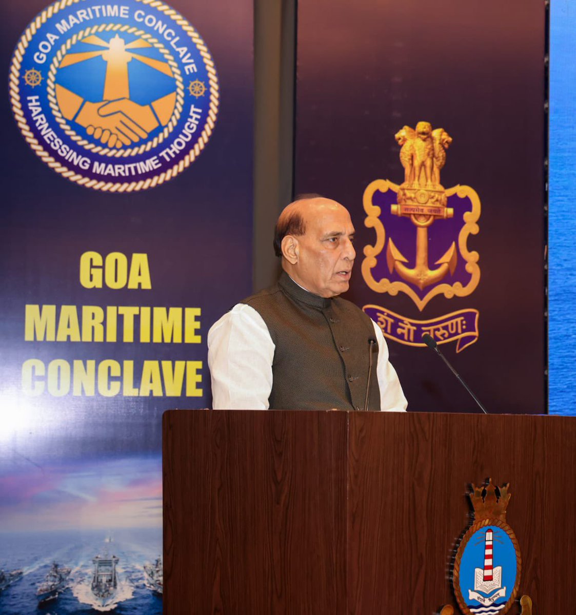 Delivered the keynote address at the fourth edition of Goa Maritime Conclave (GMC) today. There is need for establishing multinational collaborative mitigation frameworks in the Indian Ocean Region to effectively tackle common maritime challenges such as climate change, piracy,…