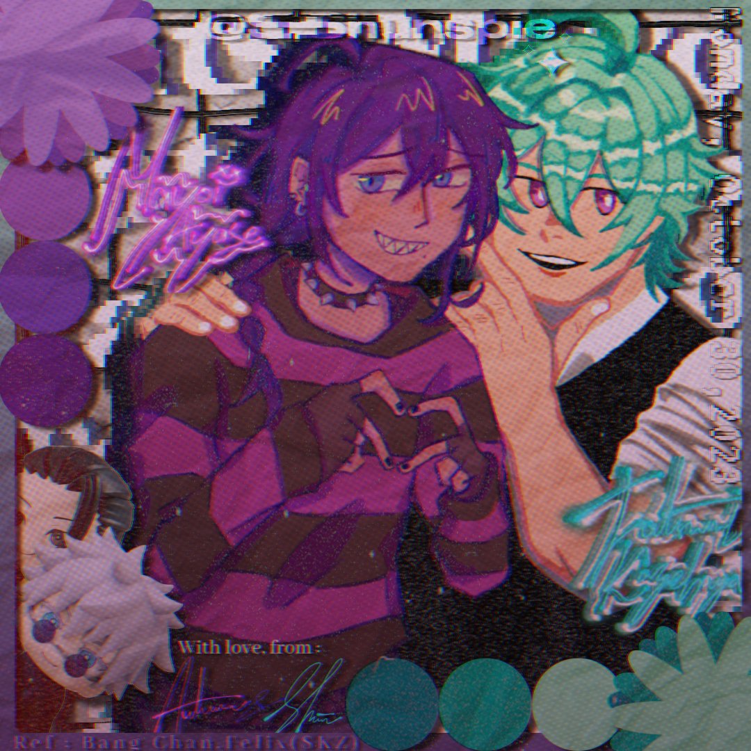 HellowieM's tweet photo. I LOVE THEMMMM!!!!! (Art Collab with Autumn :333)
@Autumnn_ly 
~
#kazehayatatsumi #ayasemayoi #tatsumayo #ensta (+ SatoSugu nendroid) 😋🙏🏻✨✨ https://t.co/YDNYQHvPRY
