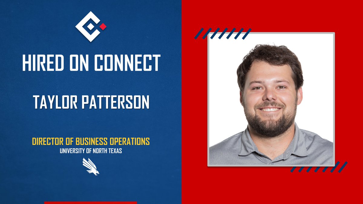 Another successful hire on Connect! Congratulations to <a href="/TaylorPatt864/">Taylor Patterson</a> and North Texas Athletics!

Join Taylor in taking your career to the next level. Create a FREE candidate profile today and get noticed by our 40+ partners ➡ csconnect.live