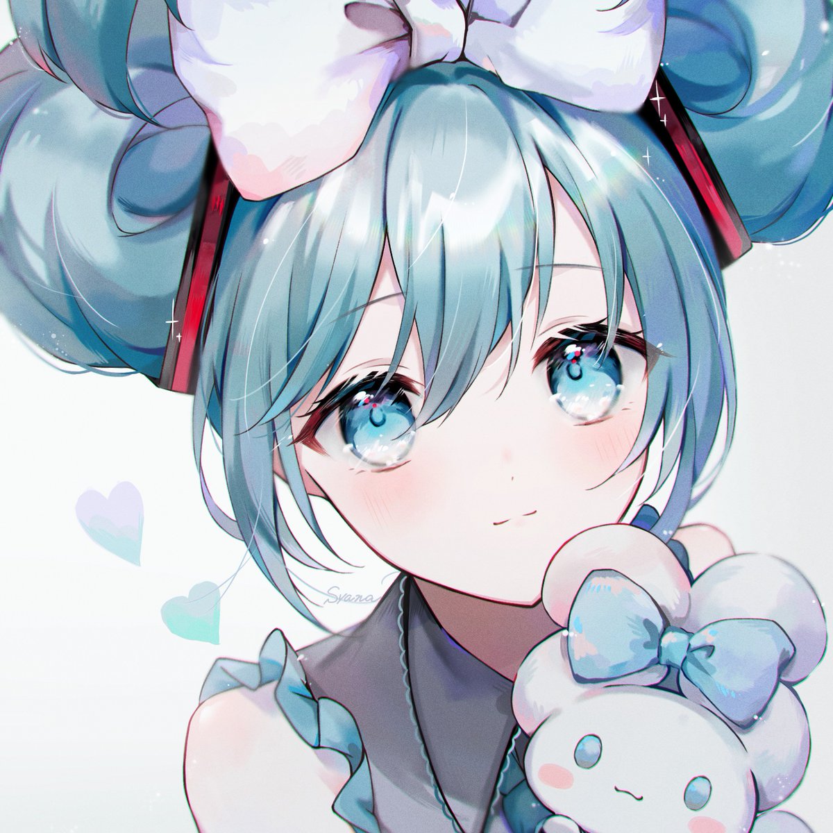 初音ミク「#初音ミクがいっぱい見れるタグ ミクちゃんいっぱい…!」|詩渚 しゃなのイラスト