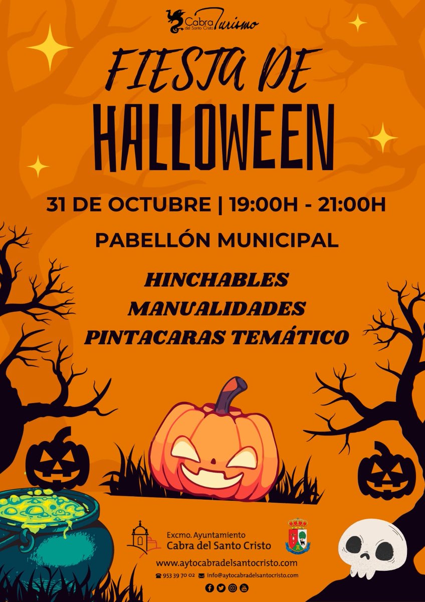 Fiesta de Halloween 👇👇👇👇👇
aytocabradelsantocristo.com/fiesta-de-hall…