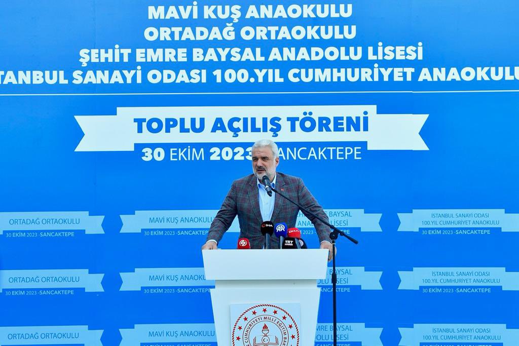 SeymaDgc's tweet photo. Milli Eğitim Bakanımız Sayın @Yusuf__Tekin’in teşrifleriyle ilçemizde yapımı tamamlanan okulların toplu açılışını gerçekleştirdik. @osmannnurika 

Sancaktepe Belediyesi olarak destek olmaktan gurur duyduğumuz projelere katkıları için İstanbul Sanayi Odası Başkanı Sayın @erdal_bahcivan, Tasarruf Mevduatı Sigorta Fonu ve emeği geçen herkese teşekkür ediyorum.

İnanıyorum ki bu güzide eserler ile birlikte #TürkiyeYüzyılı’na damga vuracak özgüvenli, nitelikli, pırıl pırıl gençler yetişecek!

Yeni eğitim kurumlarımız evlatlarımız, ilçemiz ve ülkemiz için hayırlı, uğurlu olsun! 

#EğitiminYüzyılı