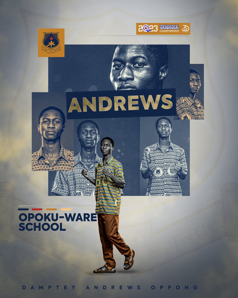 NSMQGhana's tweet photo. 🟡🔵 Opoku Ware School 

STEPHEN | ANDREWS | FORSON 

#NSMQ2023 #NSMQ30 #NSMQGrandFinale #Primetime https://t.co/E5xpiBTUzy