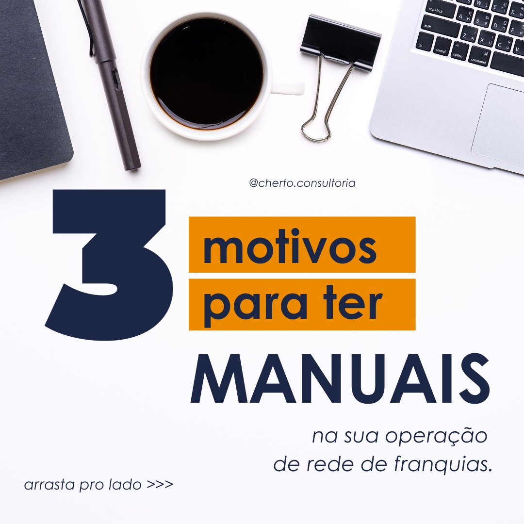 Cherto's tweet photo. Franquia é padrão e ter processos e manuais que reflitam este padrão é essencial para garantir o sucesso da sua expansão.

Não sabe por onde começar?

A Cherto pode te ajudar.

Comente aqui embaixo "MANUAIS" e te explicamos como.

#ChertoConsultoria #ExpansãoDeNegócios #Franquias https://t.co/YPJYrI6eOM