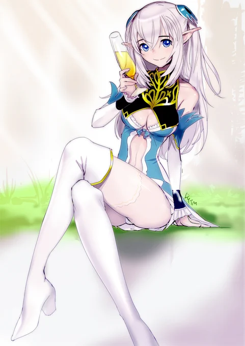 昔プリンツオイゲン描いたな-…と思って探してみたらたぶんこれかな?…ってのがありました。当時お題箱やってたのでいろいろキャラ描いてたなー。めんどくさい人が出てきてやめちゃったけど、めんどくさい人が出てきやすいシステムだったなって思います。 