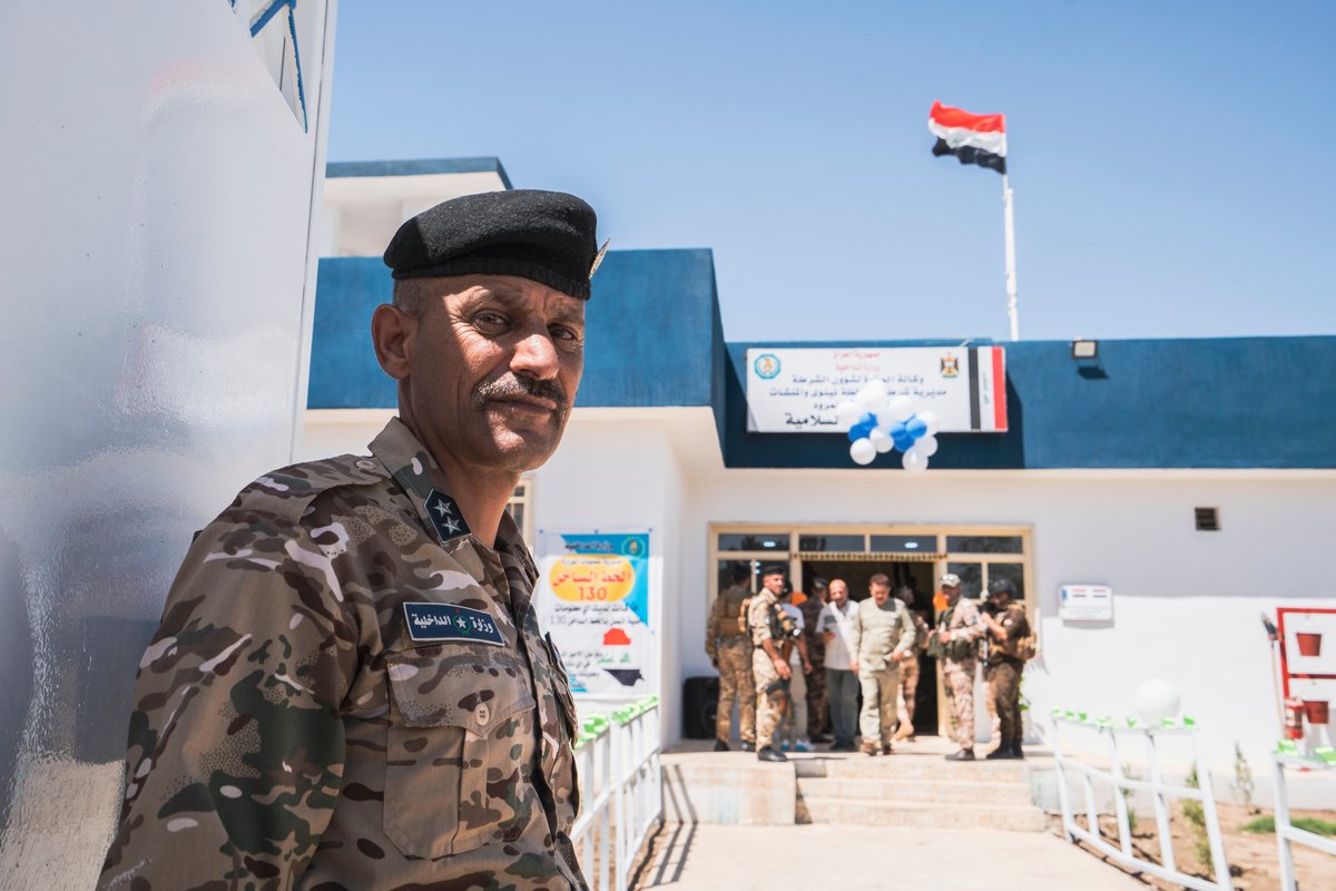 @undpiniraq & the Ministry of Interior of #Iraq reopened the Hatra police station, aiming to enhance law enforcement efforts and safety in communities located in eastern Ninewa with Italy's @ItalyMFA support bitly.ws/YWk8